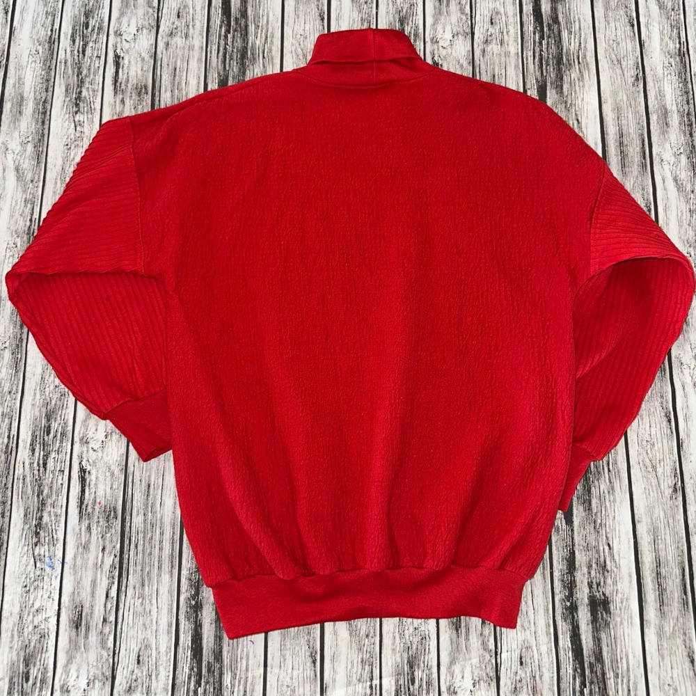 Sloppy Joes Vintage Red Graphic Pullover Western One Size Fits Most 90s - Picture 11 of 11